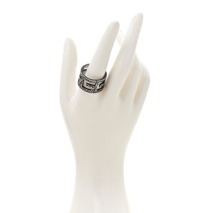 Gucci Sterling Silver Wide Square G Band Ring 65 11 2 of 5
