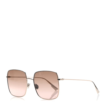 Christian Dior Metal Stellaire 1 Square Sunglasses Gold 1 of 4