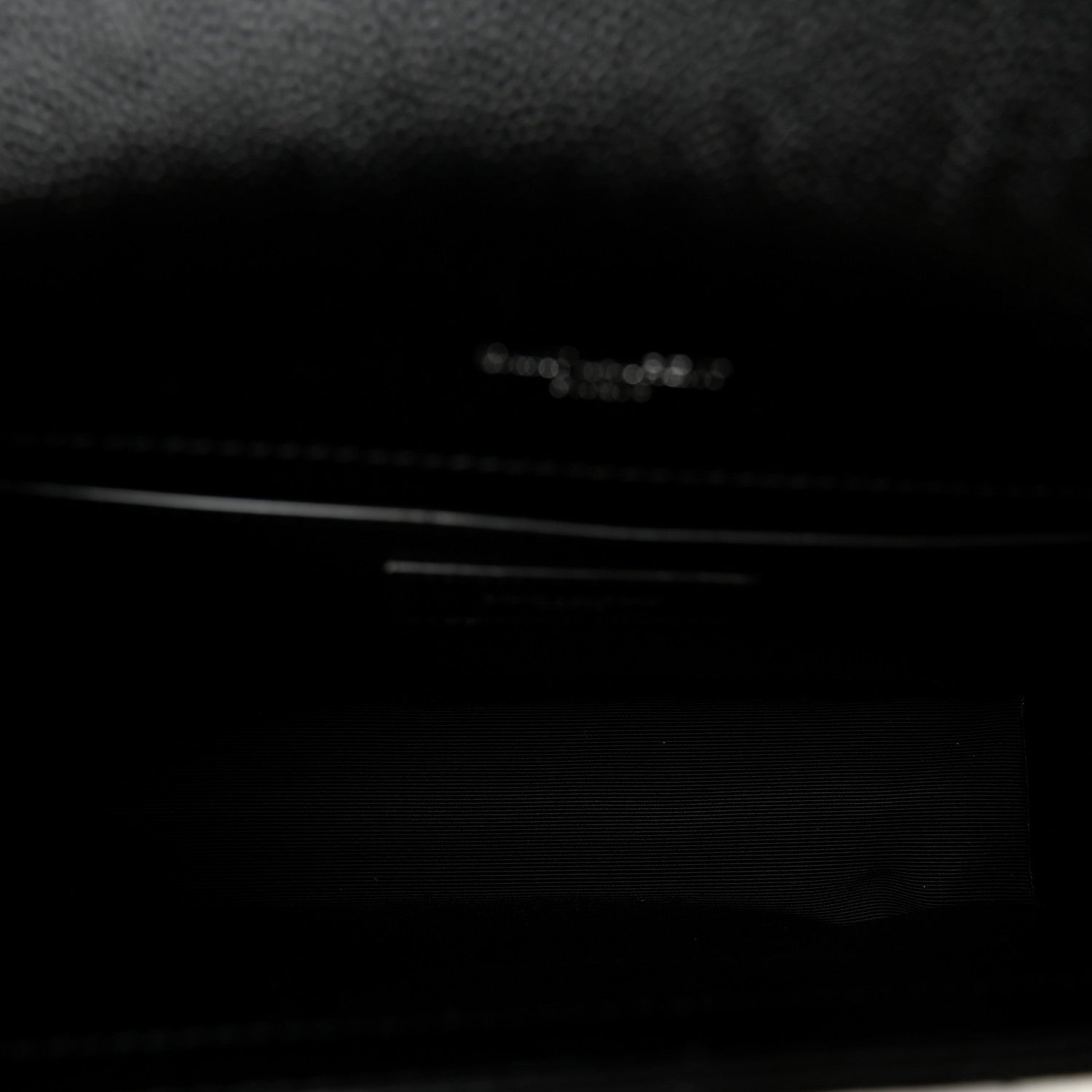 Saint Laurent Grain De Poudre Textured Mixed Matelasse Triquilt Medium Monogram Satchel Black 5 of 9