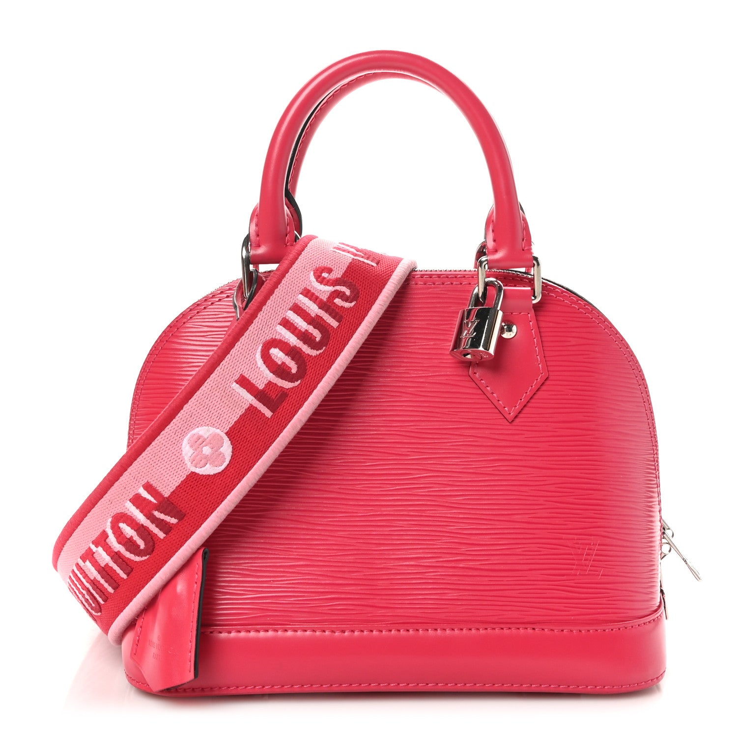 Louis Vuitton Epi Jacquard Alma BB Rose Pondicherry 1 of 10