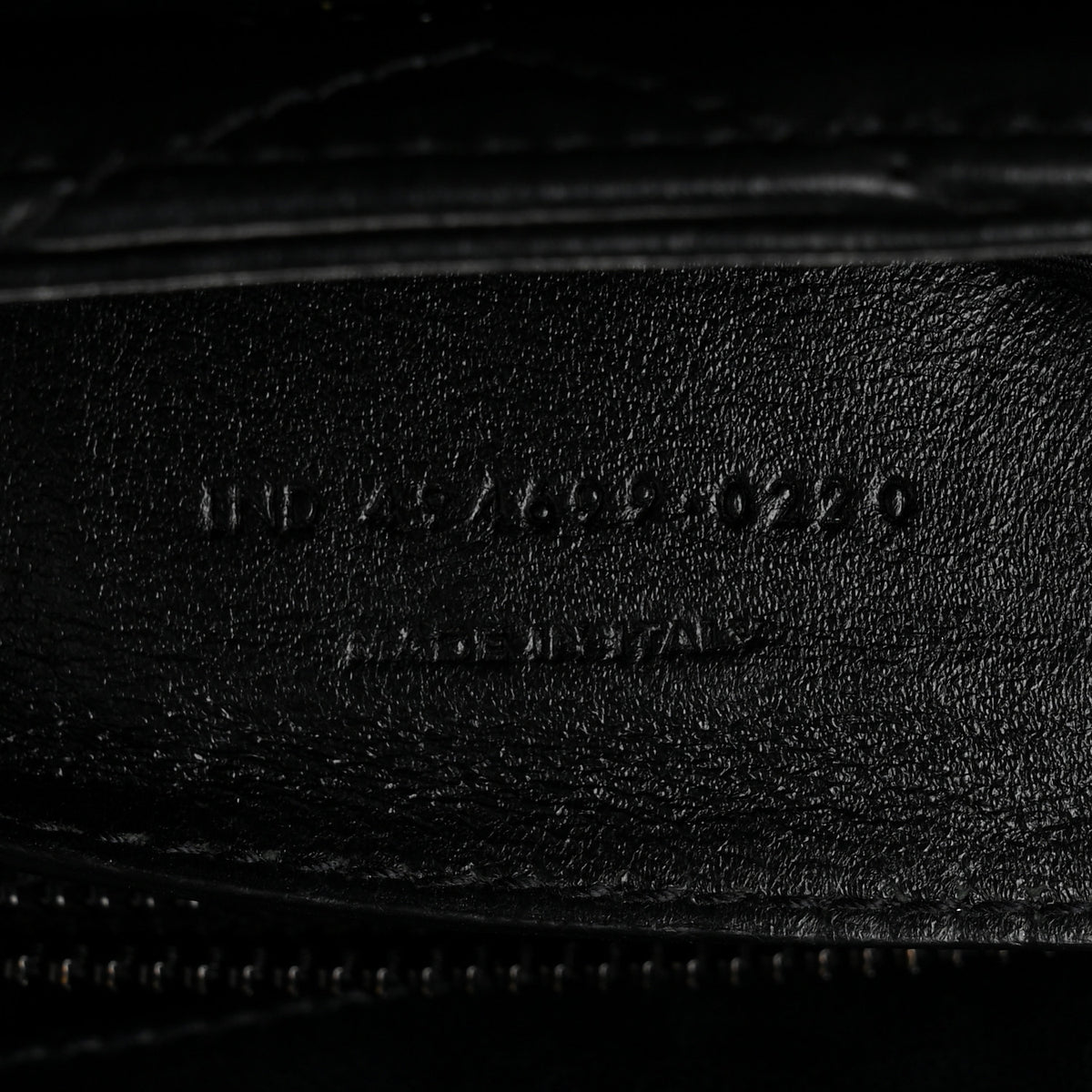 Calfskin Y Quilted Monogram Monochrome Small Loulou Chain Satchel Black