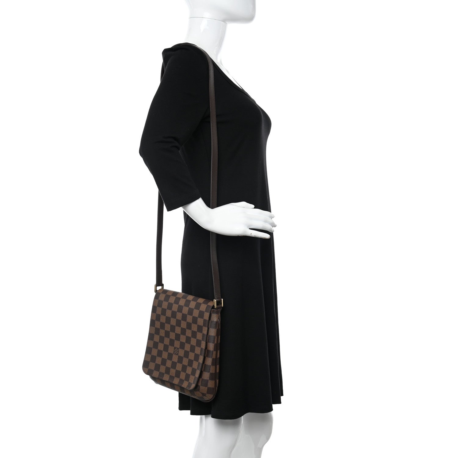 Louis Vuitton Damier Ebene Musette Salsa Long Strap 2 of 10