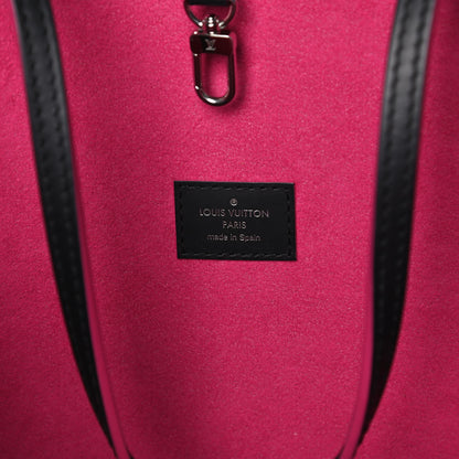 Louis Vuitton Epi Neverfull MM Black Hot Pink 6 of 15