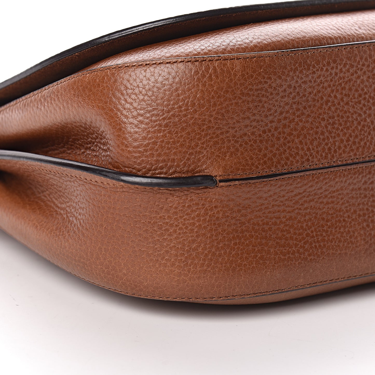Small Classic Grain Calfskin Amberley Satchel Oak