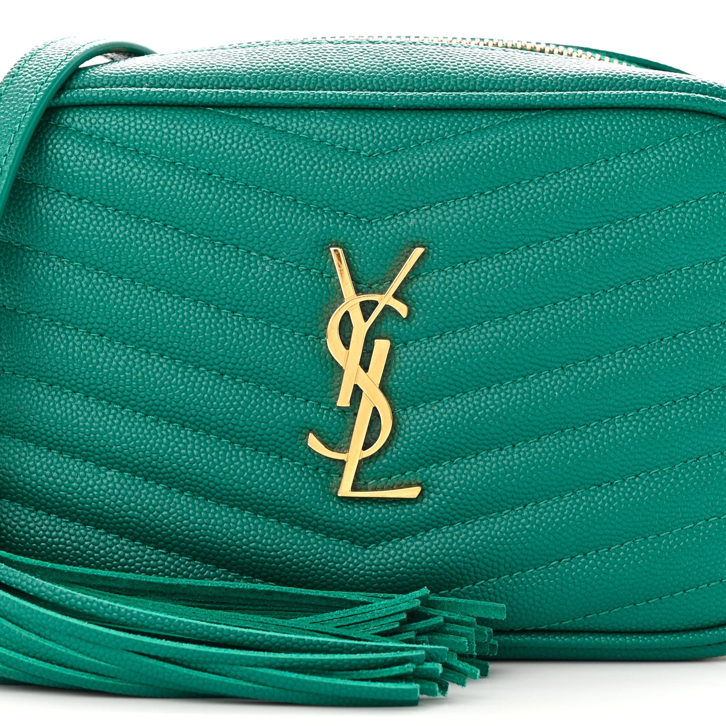 Grain De Poudre Matelasse Monogram Mini Lou Camera Bag Brilliant Grass