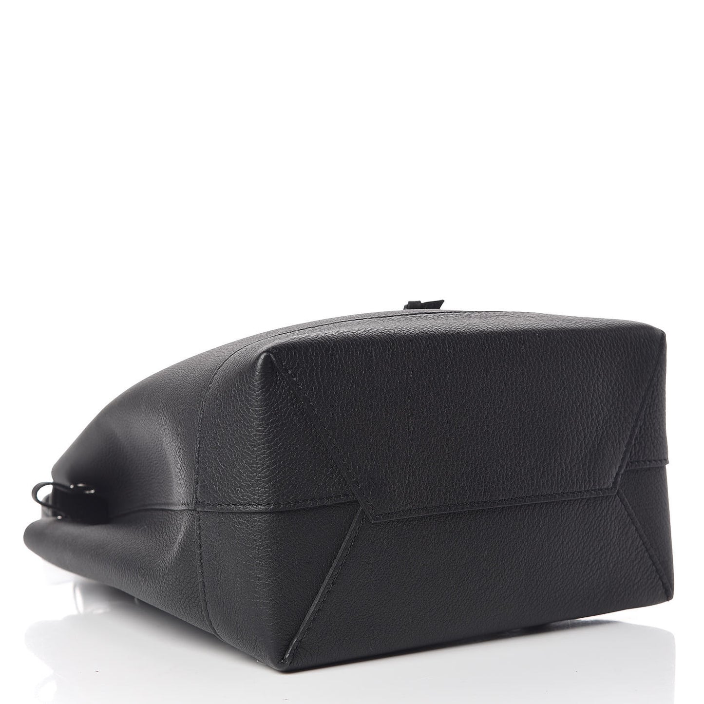 Calfskin Lockme Backpack Black