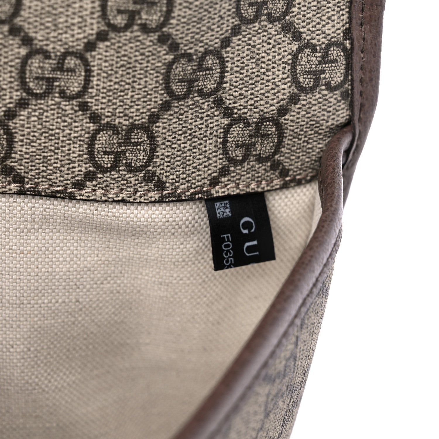 Gucci GG Supreme Monogram Neo Vintage Web Belt Bag Brown 8 of 11