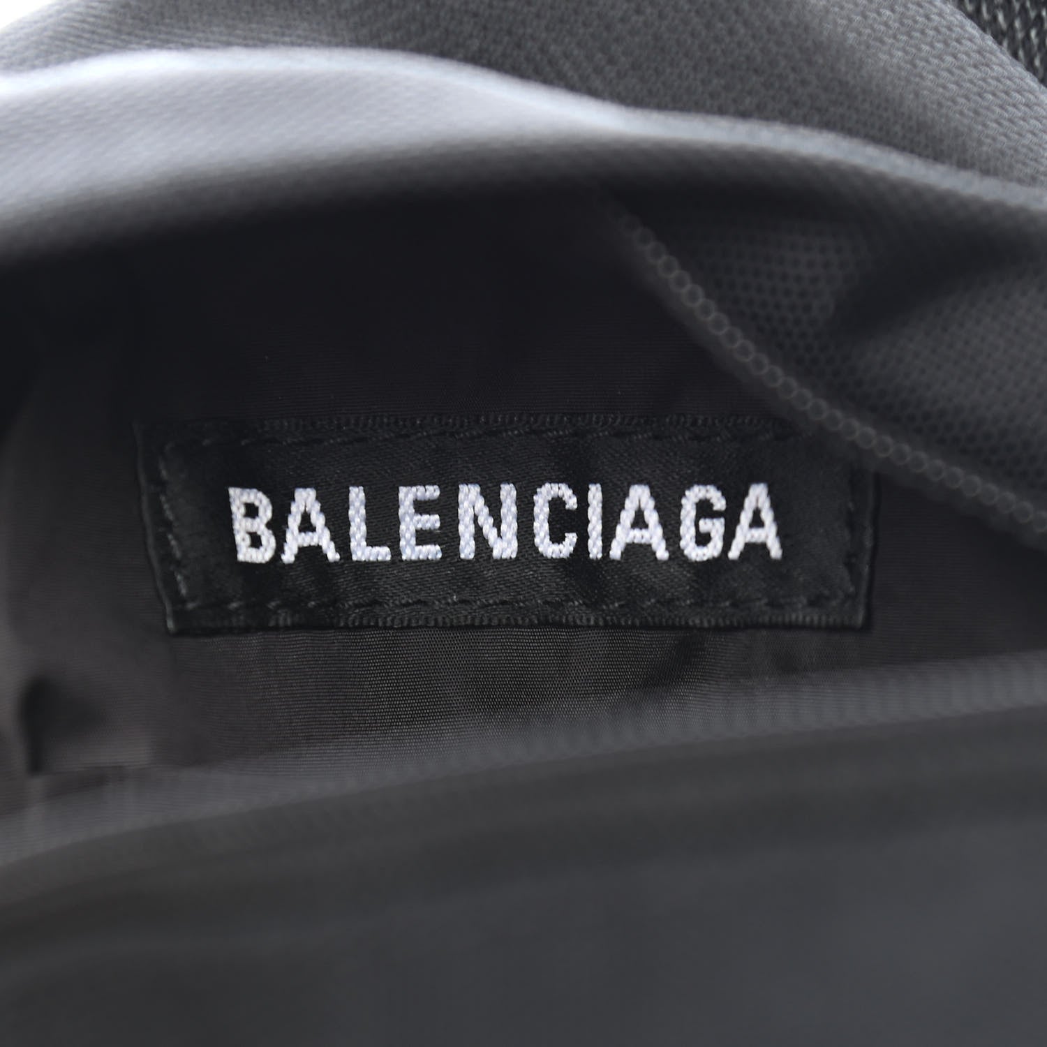 Balenciaga Recycled Casual Nylon Mini Oversized Backpack Black 8 of 8