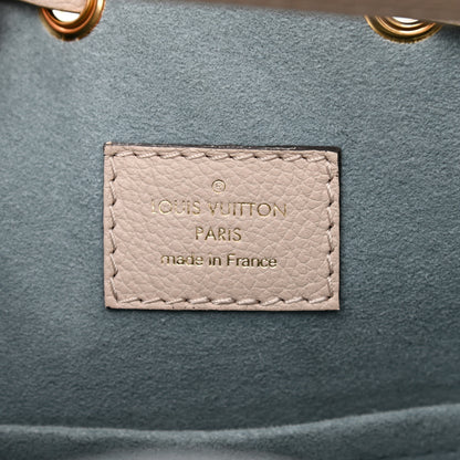 Louis Vuitton Calfskin Lockme Bucket MM Greige 11 of 20