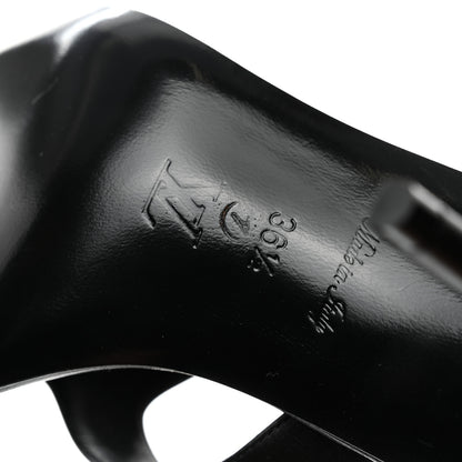 Louis Vuitton Calfskin Signature Thong Sandal 36.5 Black 10 of 11