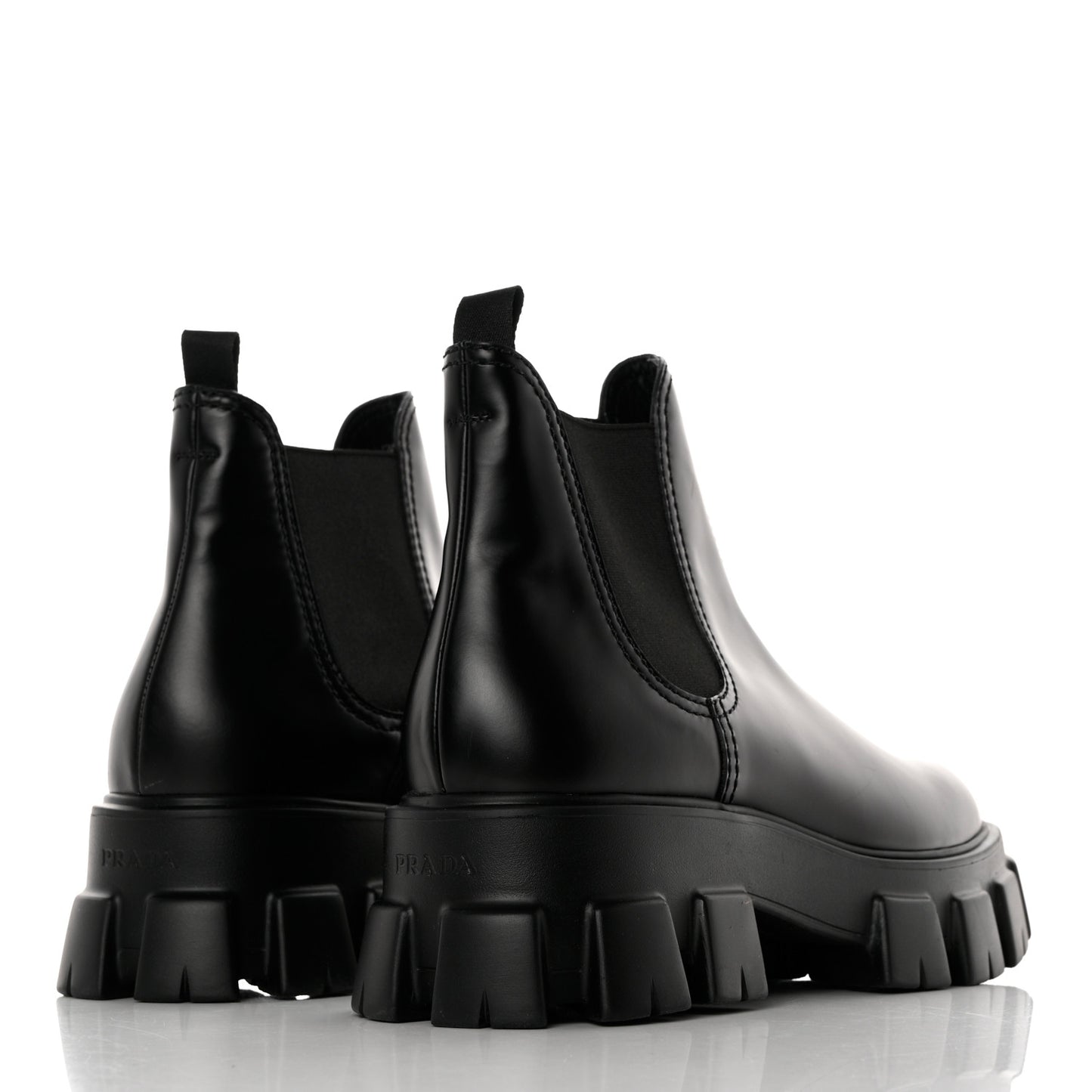 Spazzolato Rois Mens Monolith Chelsea 55mm Ankle Boots 9.5 Black