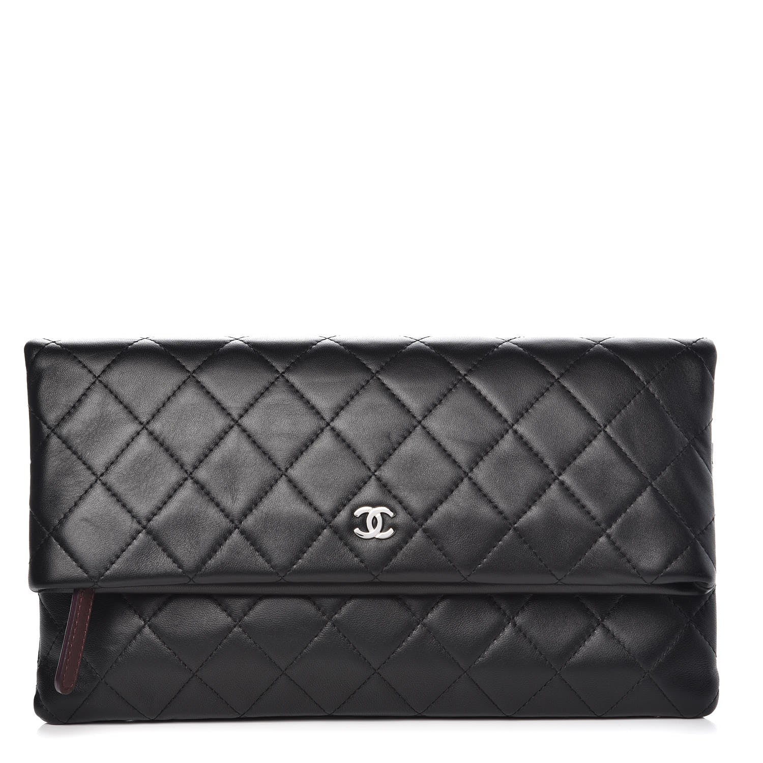 Chanel Lambskin Quilted CC Beauty Clutch Black 1 of 7