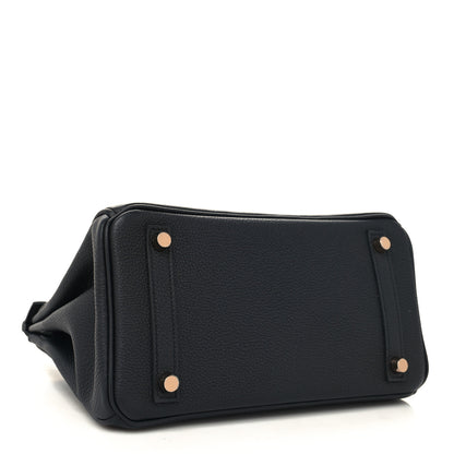 Hermes Togo Birkin 25 Black 4 of 13