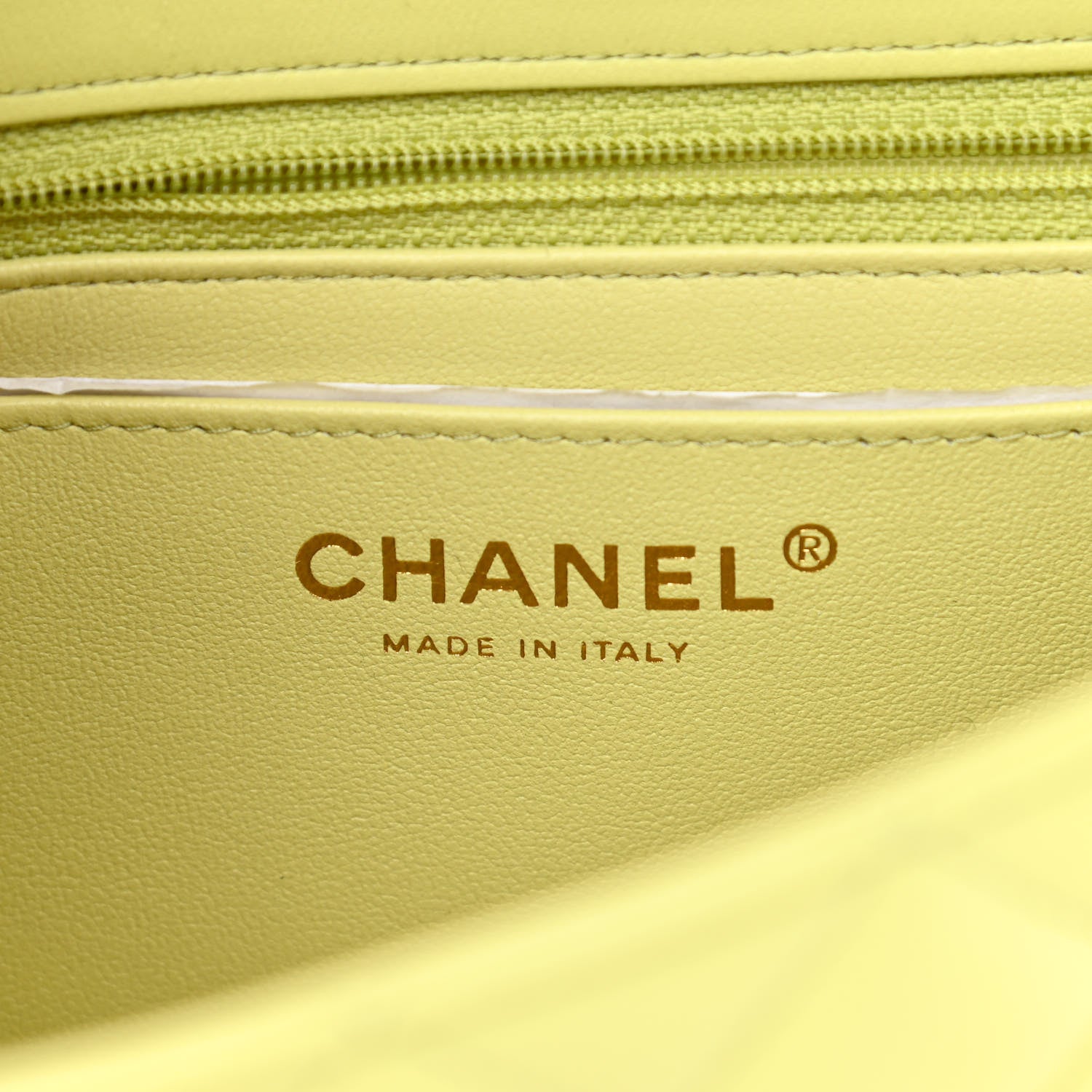 Chanel Lambskin Quilted Mini Rectangular Flap Light Green 6 of 11