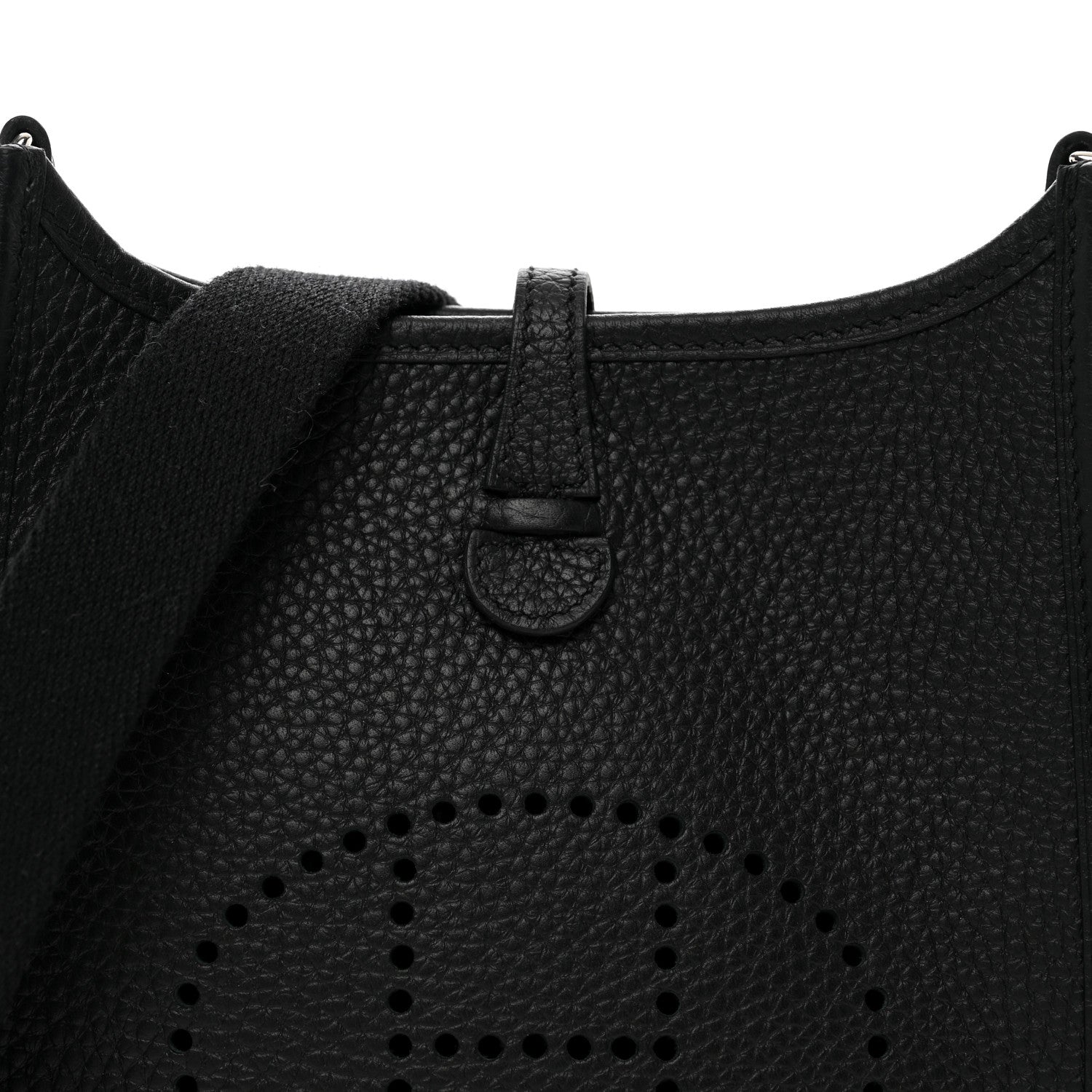 Hermes Taurillon Clemence Evelyne TPM Black 7 of 9