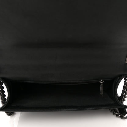 Chanel Calfskin Quilted New Medium Boy Flap Black 4 of 12