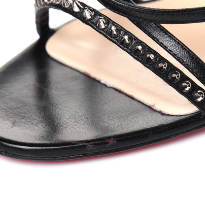 Christian Louboutin Kid Gwinispike 85 Sandals 38 Black 10 of 11