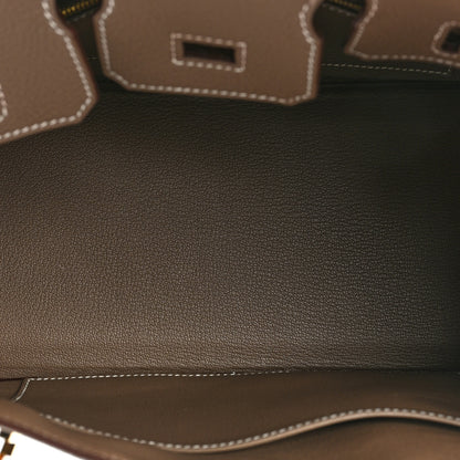 Hermes Togo Birkin 25 Etoupe 5 of 9