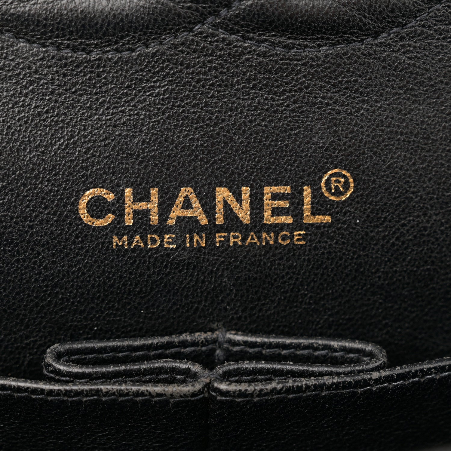 Chanel Canvas Coco Printed Quilted Medium Double Flap Black White 6 of 14