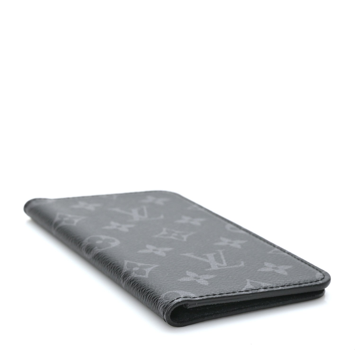 Louis Vuitton Monogram Eclipse iPhone XS Max Folio Case Black 4 of 6