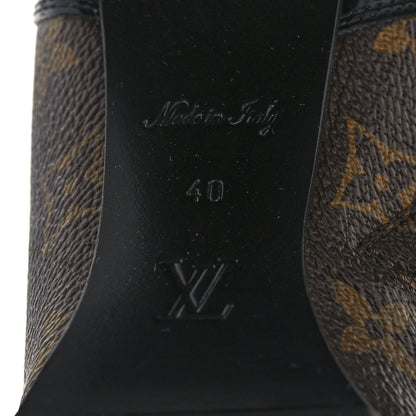 Louis Vuitton Patent Calfskin Monogram Star Trail Ankle Boots 40 Black 8 of 10