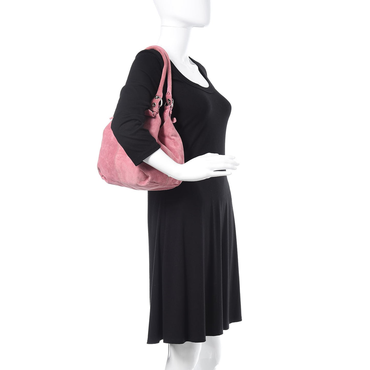 Scamosciato Suede Hobo Pink