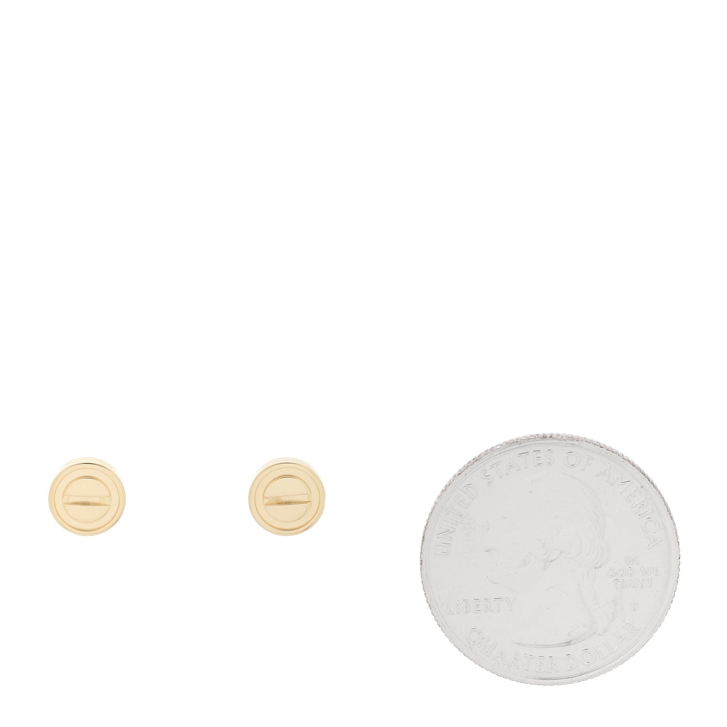Cartier 18K Yellow Gold LOVE Earrings 2 of 5