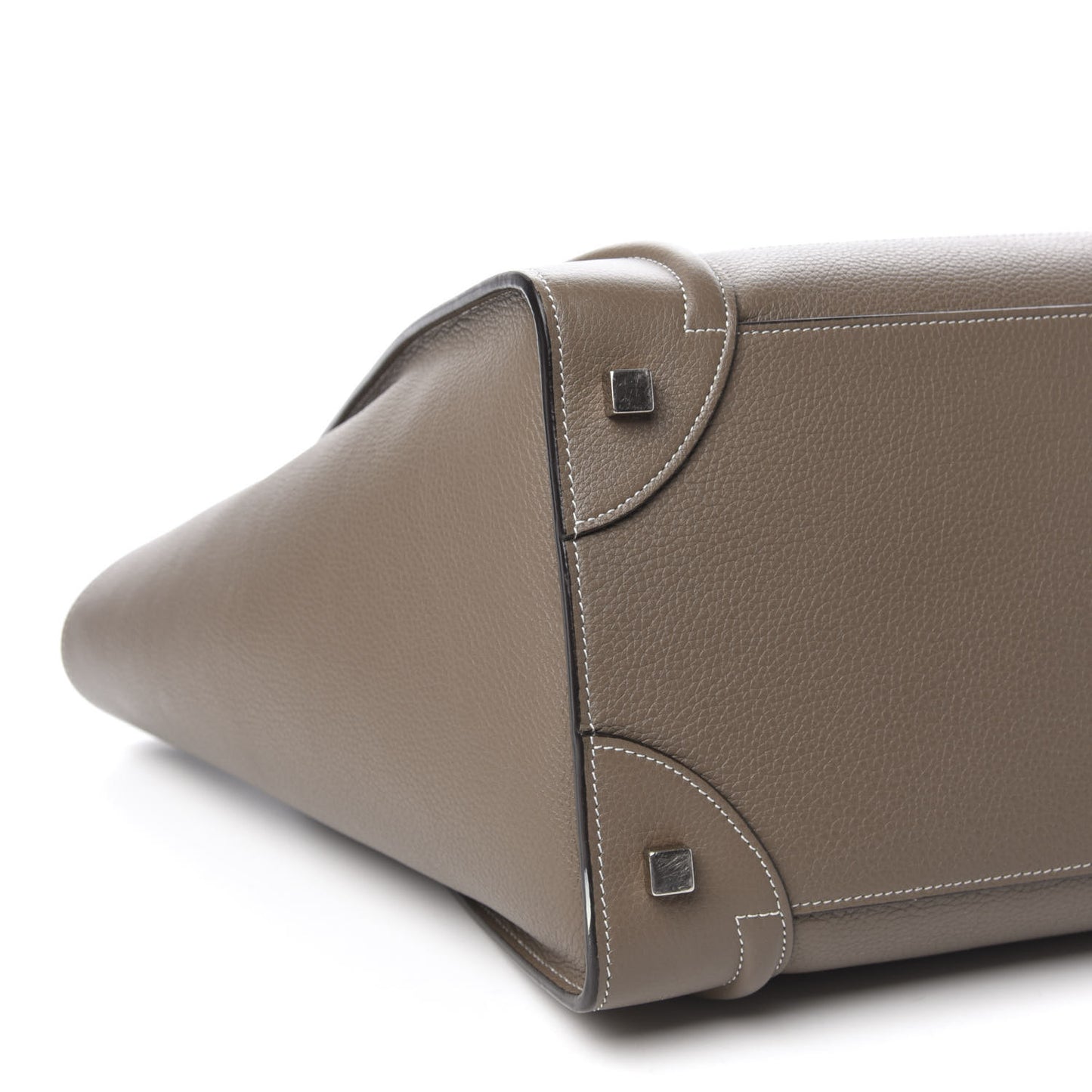 Drummed Calfskin Mini Luggage Souris