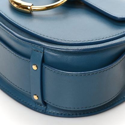 Chloe Calfskin Suede Small Tess Bag Vinyl Blue 7 of 7