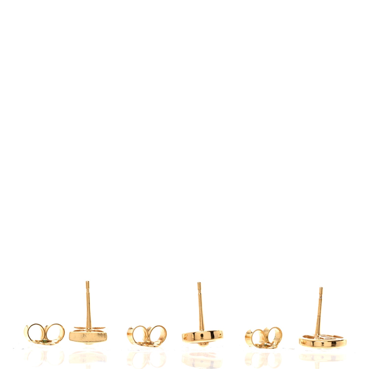 Louis Vuitton Metal Crazy In Lock Earrings Set Gold 3 of 5