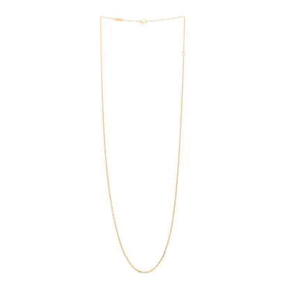 Van Cleef & Arpels 18K Yellow Gold Trace Chain Necklace 3 of 6