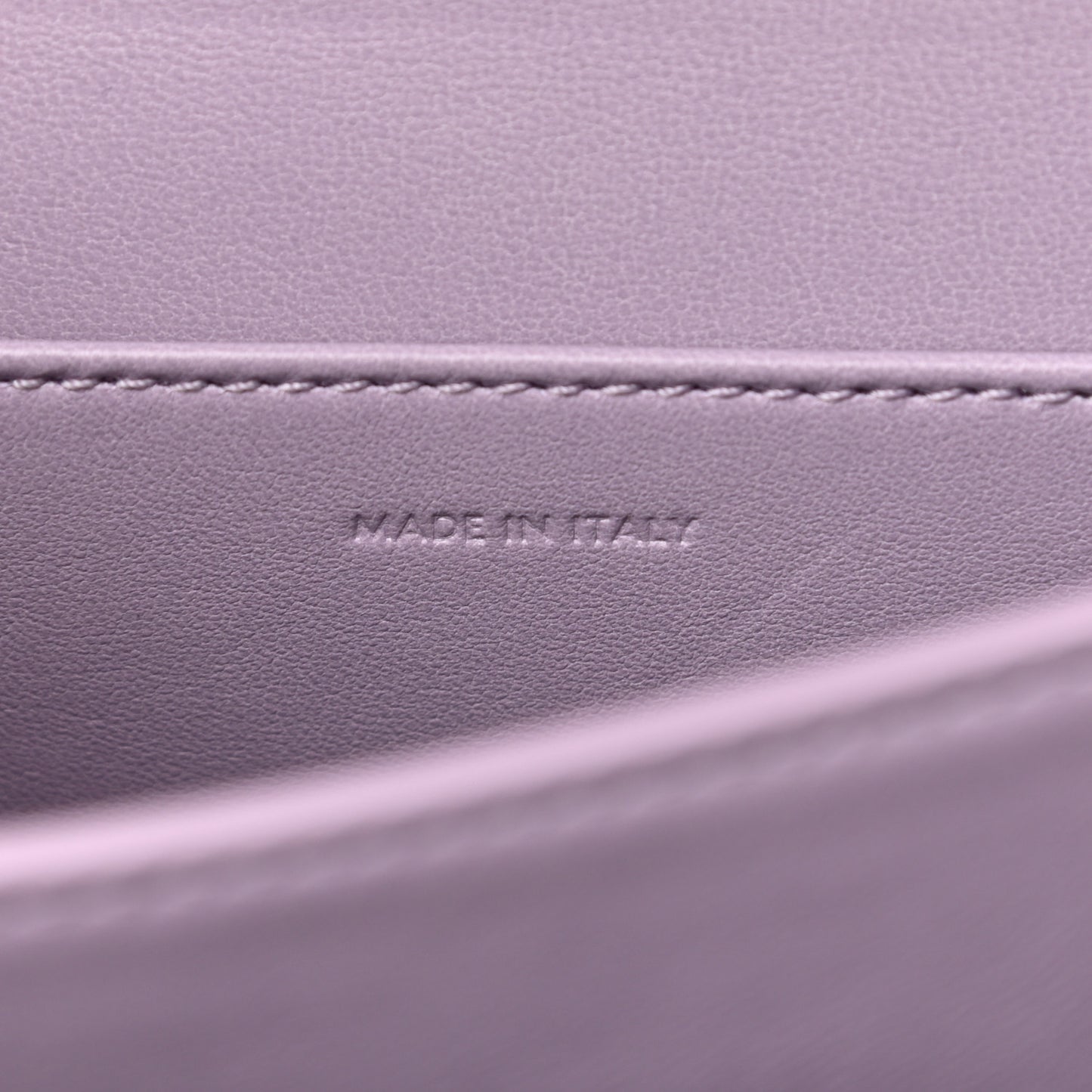 Box Calfskin Teen Classic Box Flap Bag Lilas