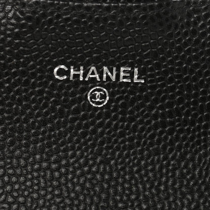 Chanel Caviar Quilted Flap Card Holder Black 6 of 9