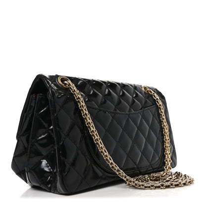 Chanel Patent Quilted Accordion Reissue 2.55 Flap Black 3 of 10