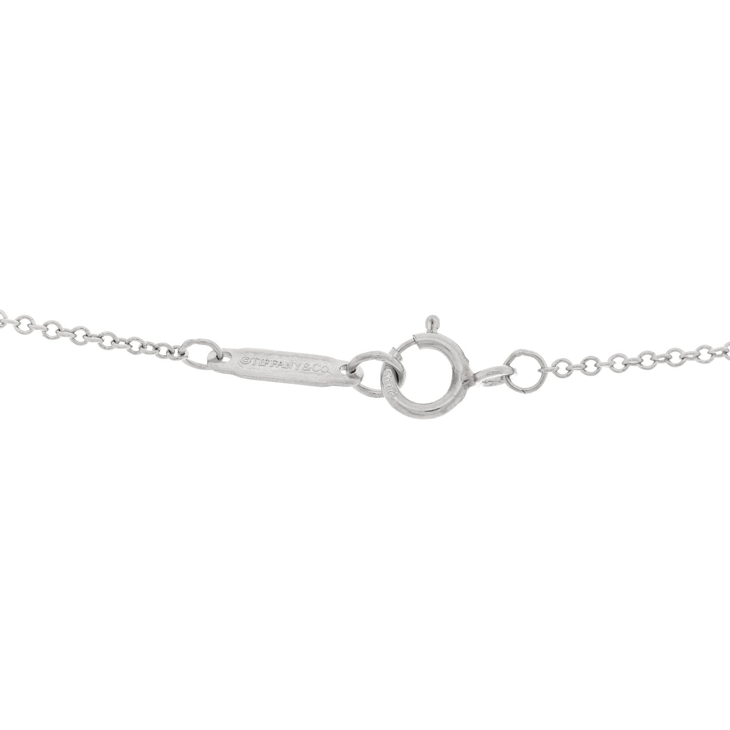 Tiffany Platinum Diamond Medium Cross Pendant Necklace 5 of 6