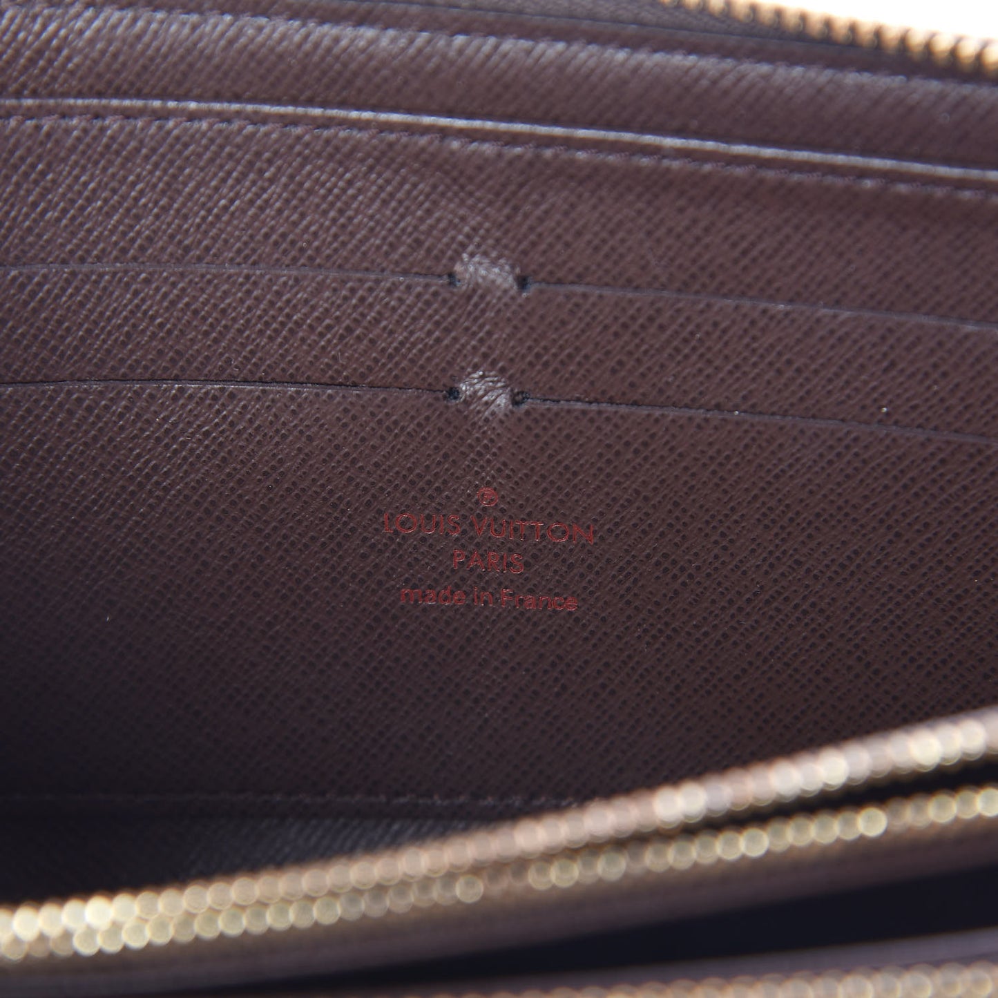 Damier Ebene Zippy Wallet