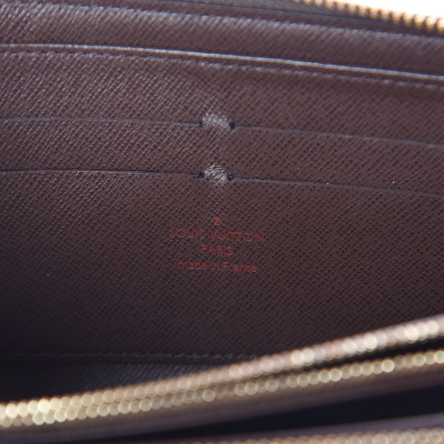 Louis Vuitton Damier Ebene Zippy Wallet 6 of 9