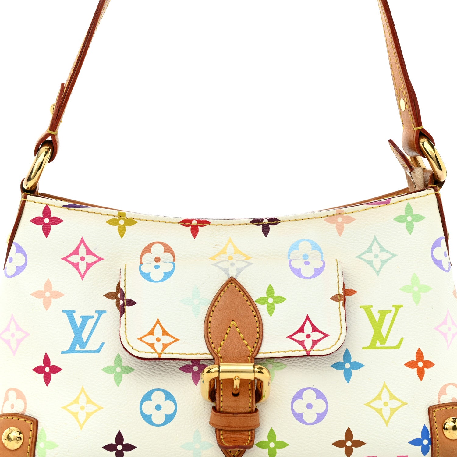 Louis Vuitton Monogram Multicolor Eliza White 8 of 15