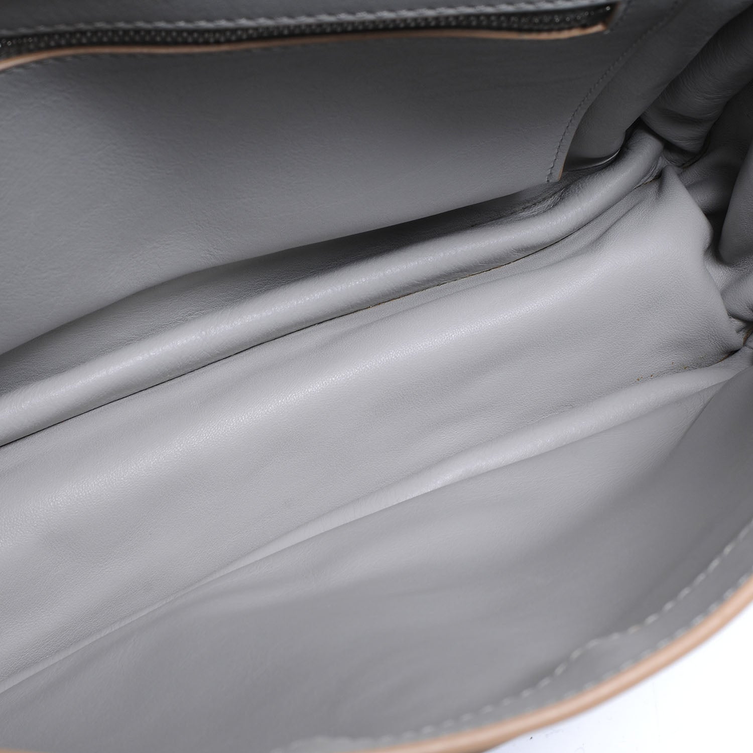 Proenza Schouler Matte Leather Double Sided PS1 Medium Satchel Peacock Grey Nude 5 of 5