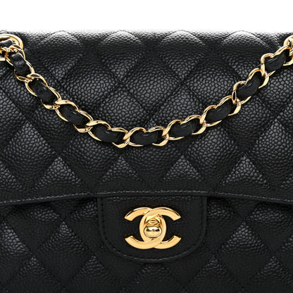 Chanel Caviar Quilted Small Double Flap Black 8 of 10