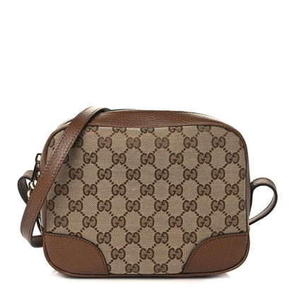 Gucci Monogram Mini Bree Messenger Bag Beige Tabacco 1 of 8