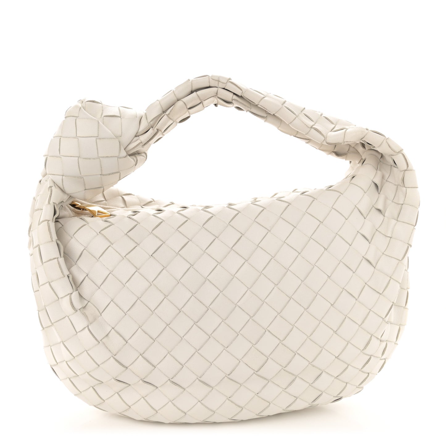Nappa Intrecciato Teen Jodie Hobo White
