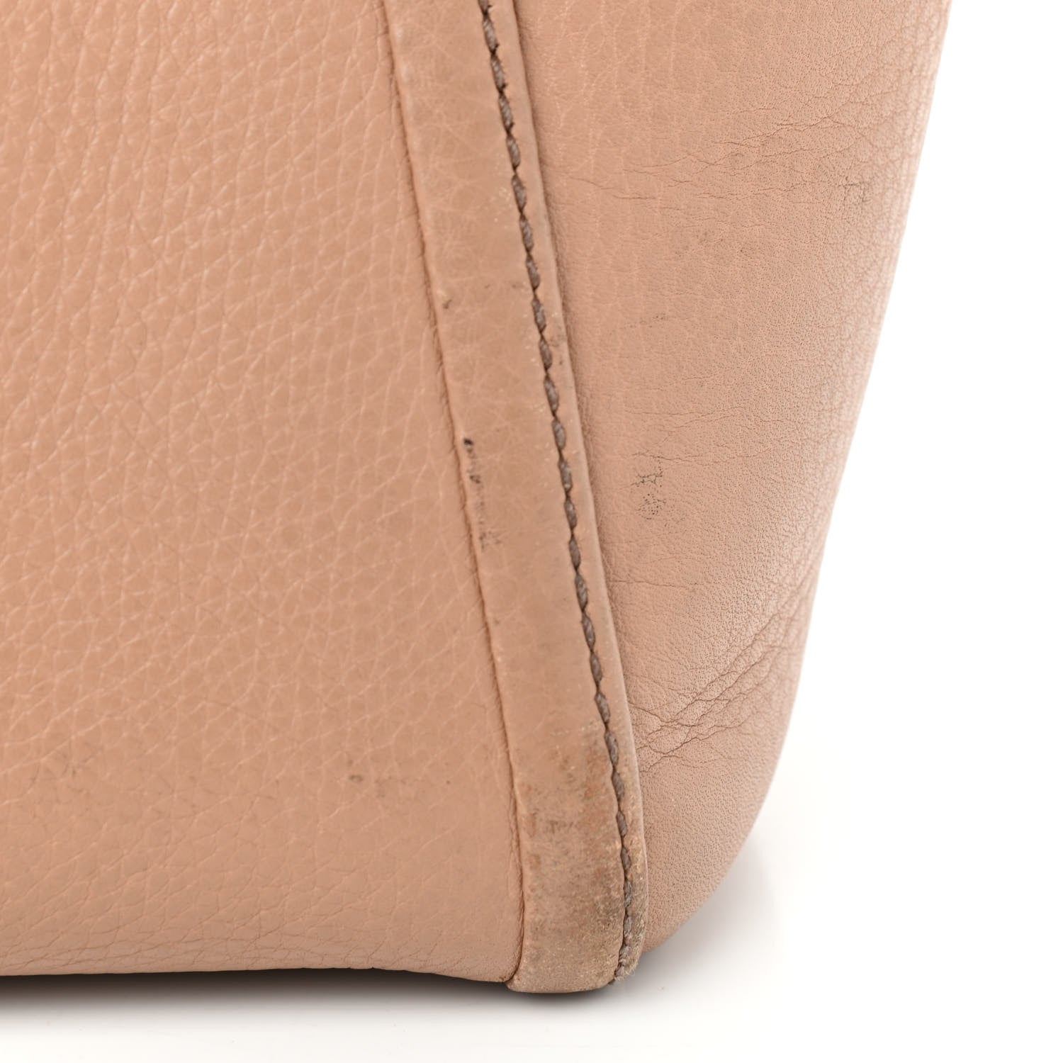 Gucci Pebbled Calfskin Small Soho Top Handle Bag Camelia 11 of 15