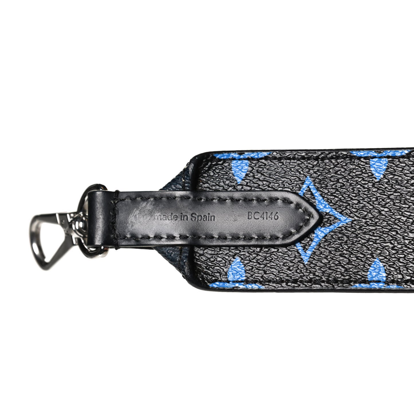 Canvas Bandouliere Shoulder Strap Black Bleu Digital