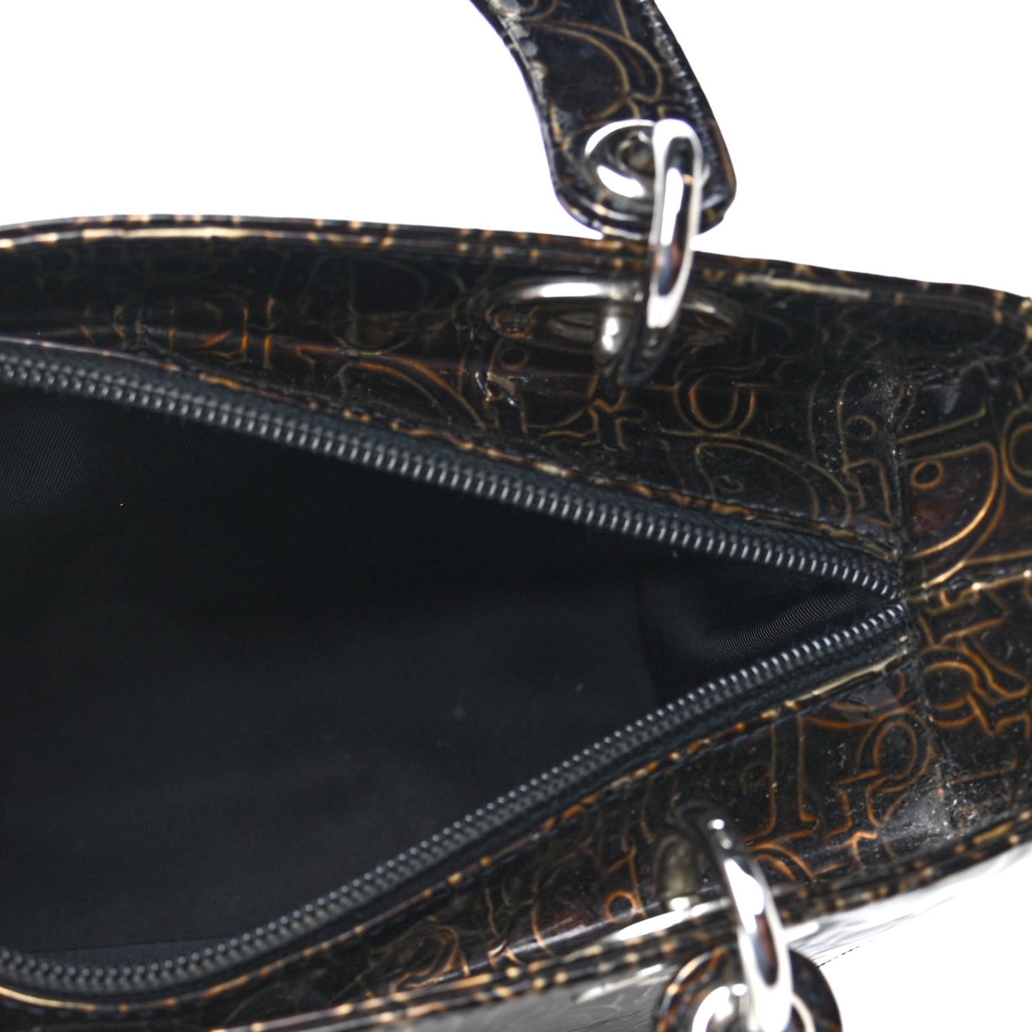 Patent Ultimate Medium Lady Dior Brown