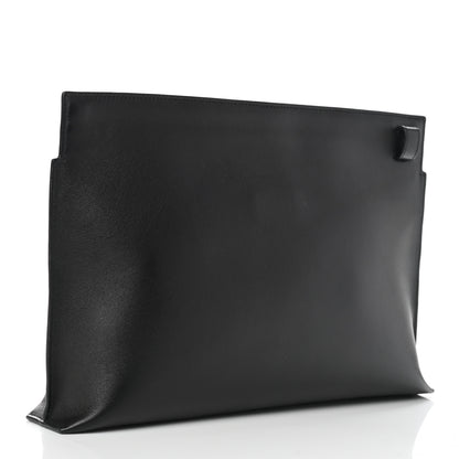 Loewe Calfskin Embroidered Bat T Pouch Black 3 of 7