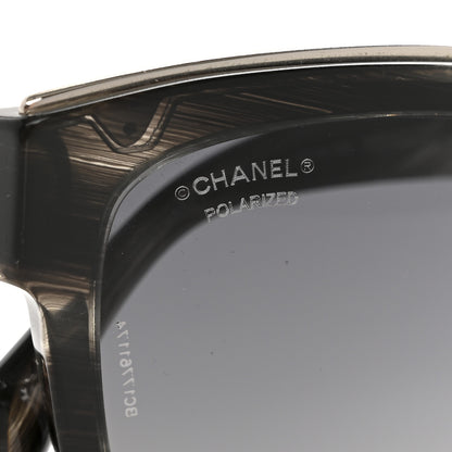 Chanel Acetate Lambskin Chain Sunglasses 5362-Q Black 7 of 9