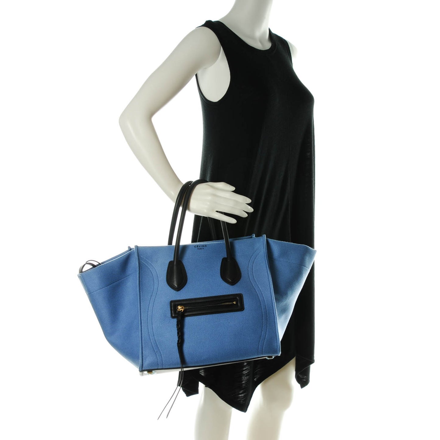 Cotton Canvas Medium Phantom Luggage Blue