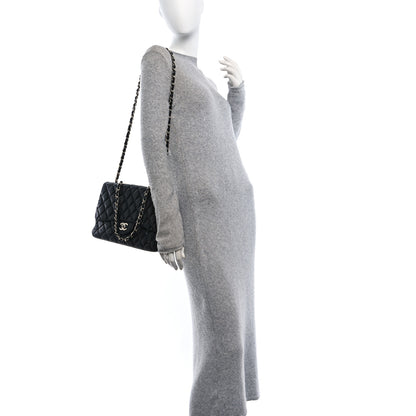 Chanel Lambskin Quilted Jumbo Single Flap Black 3 of 10