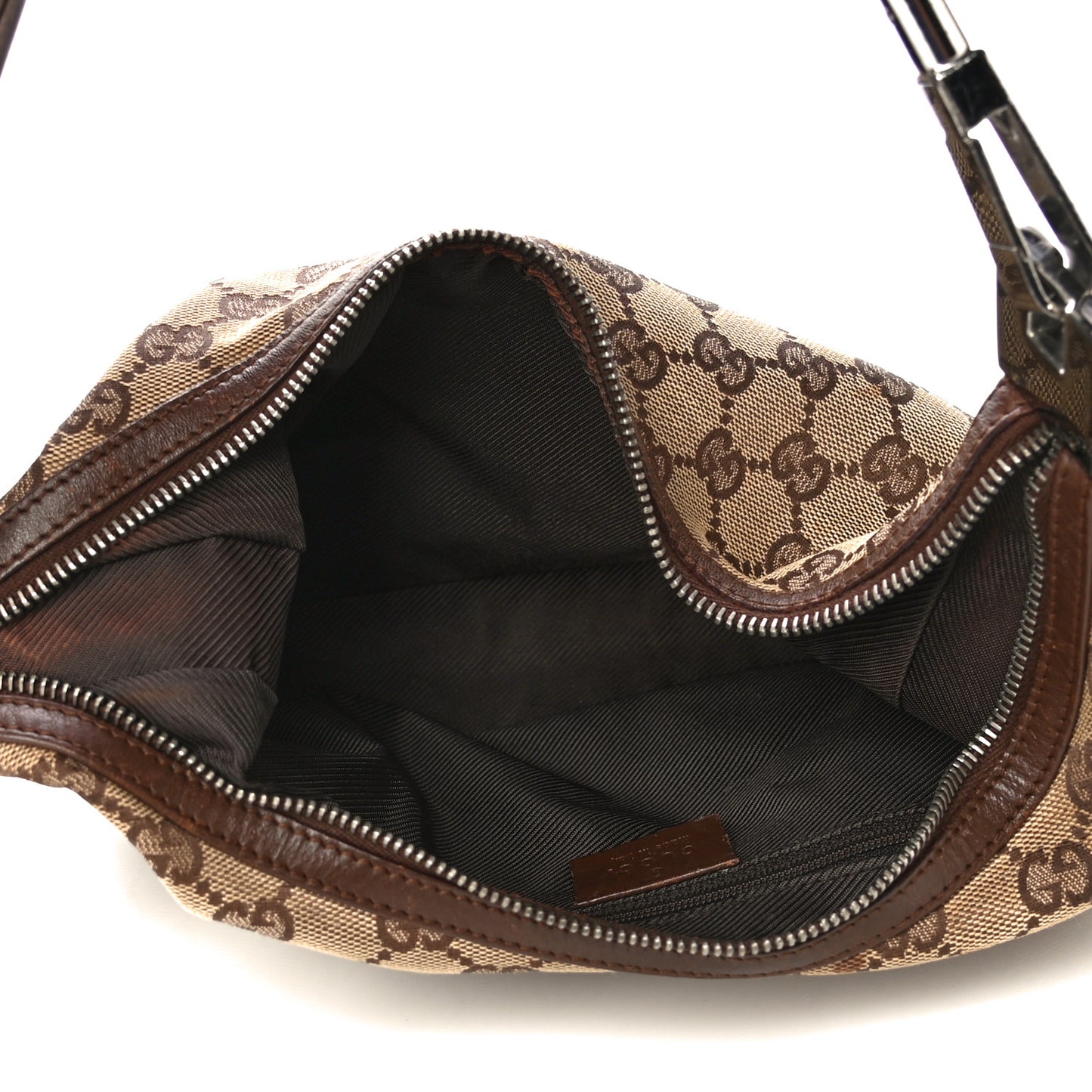Monogram GG Small Clasp Hobo Brown